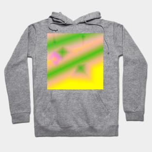 YELLOW GREEN RED TEXTURE ART Hoodie